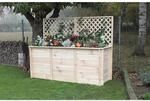 Promadino Hochbeet natur 200 x 130 x 80 cm