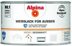 Alpina Wei&szlig;lack f&uuml;r Au&szlig;en seidenmatt 300 ml