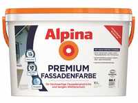 Alpina Premium-Fassadenfarbe weiß matt 10 l