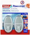 tesa Powerstrips Selbstklebehaken wei&szlig; 2 St&uuml;ck