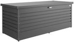 Biohort Gartenbox 'FreizeitBox 180' Stahl dunkelgrau 181 x 71 x 79 cm