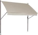 Angerer Freizeitm&ouml;bel Klemmmarkise 'Style' mit Volant/wasserabweisend 150 x 150 cm