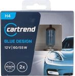 UniTec Fahrzeugscheinwerferlampe 'Blue Design H4' 60 W 12 V 2 St&uuml;ck