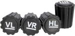 Cartrend Radmarker-Set 8-teilig schwarz