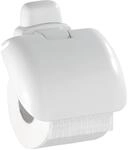 Wenko Toilettenpapierhalter 'Pure' Kunststoff, mit Deckel