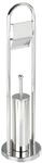 Wenko Stand WC-Garnitur 'Vasto' 2-in-1 chromfarben