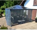 Palram-Canopia Insektenschutznetz dunkelgrau f&uuml;r Pavillon Palermo/Milano 3-4 m