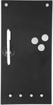 Zeller Glas-Memoboard 40 x 20 cm, schwarz