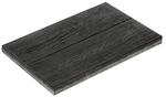 Terrassenplatte 'T- Court Timber' Beton basaltfarben 40 x 60 x 4 cm