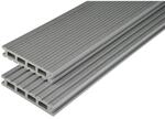 Kovalex Terrassendiele 'Exklusiv' WPC grau 3000 x 145 x 26 mm