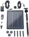 Pontec Solar-Wasserspielpumpen-Set mit Akku