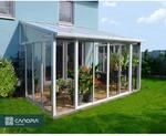 Palram-Canopia Wintergarten 'Sanremo' wei&szlig; 294 x 435 cm Polycarbonat transparent