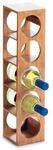 Zeller Weinregal bambusfarben 13,5 x 53 x 12,5 cm