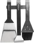Aduro Kaminbesteck 'Magnetic Tools' silber 3-teilig
