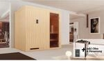 Weka Elementsauna 'Halmstad 2' mit 7,5 kW OS-Ofenset, Steuerung, Glast&uuml;r 192 x 175 x