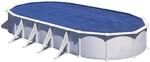 GRE Poolabdeckung blau 375 x 730 cm