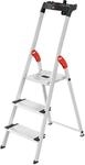Hailo Stehleiter 'L80 ComfortLine' Aluminium 3 Stufen