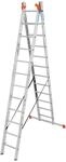 Krause Vielzweckleiter mit Treppenfunktion 'Tribilo' 3 x 12 Sprossen