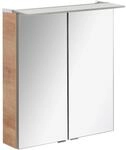 Fackelmann LED-Spiegelschrank 'B.Perfekt' braun 60 x 69,4 x 15,2 cm