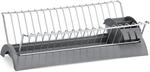 Zeller Geschirrabtropfst&auml;nder grau 42 x 14 x 24 cm