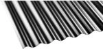 Gutta PVC-Wellplatte 'Sinus 76/18' schwarz 120 x 80 x 0,12 cm