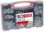 Fischer Montage-Set 'SOS-Box S + FU' D&uuml;bel und Schrauben, 180-teilig