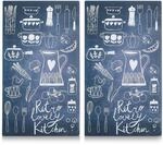 Zeller Schneidebrett 'Lovely Kitchen' mehrfarbig 52 x 0,8 x 30 cm