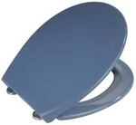 Wenko WC-Sitz 'Samos' mit Absenkautomatik blau Duroplast