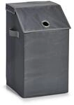 Zeller W&auml;schesammler anthrazit 34 x 60 x 34 cm