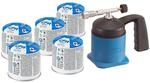 CFH L&ouml;tlampe 'LM 1000' blau/schwarz 650 &deg;C, inkl. 5 Kartuschen