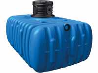 4rain Flachtank-Paket FLAT M 'Haus-Premium' blau, 3000 l