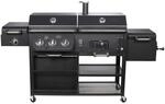 El Fuego Kombigrill 4-in1 'Arizona' schwarz 203 x 127 x 60 cm
