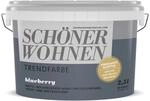 Sch&ouml;ner Wohnen Farbe Trendfarbe 'Blueberry' blau matt 2,5 l
