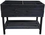 Promadino Hochbeet anthrazit 100 x 80 x 50 cm