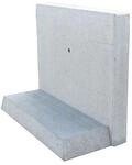 Diephaus Winkelst&uuml;tze Beton grau 45 x 100 x 80 cm