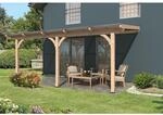 SKAN HOLZ Terrassen&uuml;berdachung 'Rimini' 541 x 350 cm Douglasie Doppelstegplatten