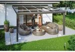 SKAN HOLZ Terrassen&uuml;berdachung 'Modena' 434 x 257 cm Aluminium