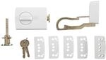 ABUS T&uuml;rzusatzschloss 2130 wei&szlig;