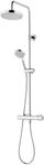 Schulte Duschsystem 'Rain III Modern' mit Thermostat, rund, 110 cm