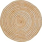 Barbara Becker Teppich 'BB Ethno' natur/wei&szlig; 80 x 80 cm