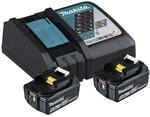 Makita Akku-Starter-Set 'Power Source Kit' Ladeger&auml;t und 2 x Akku 18 V, 5,0 Ah
