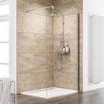 Schulte Walk In Dusche 'MasterClass M8' teilgerahmt, Chromoptik, 120 x 200 cm