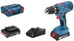 Bosch Akku-Bohrschrauber 'GSR 18V-21' Professional 2 x 2,0 Ah mit Transportbox