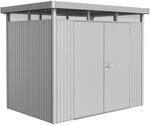 Biohort Ger&auml;tehaus 'Highline H2' silbern Doppelt&uuml;r 275 x 195 x 222 cm