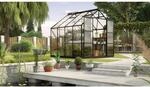 Vitavia Gew&auml;chshaus 'Uranus 6700' 254 x 254 cm mit 3 mm Sicherheitsglas schwarz