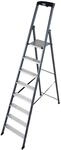 Krause Stehleiter 'SePro S' 1 x 8 Stufen eloxiert