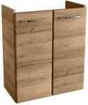 Fackelmann Waschbeckenunterschrank 'Milano' braun foliert 52 x 61 x 27,5 cm