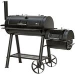El Fuego Smoker- und Holzkohlegrill 'Buffalo' schwarz 155 x 132 x 78 cm