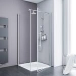 Schulte Eckdusche mit Dreht&uuml;r 'ExpressPlus - Alexa Style 2.0' inkl. Seitenwand und