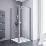 Schulte Eckdusche mit Pendeltt&uuml;r 'ExpressPlus - Alexa Style 2.0' inkl....